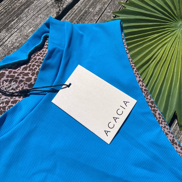 Free People Set - ACACIA Rocky’s Ribbed Costa Bikini Top & Mateo Bottom M/L - Picture 4 of 16